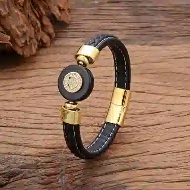 戴时光 笑口常开转运珠满天星笑脸 锆石 手环 男女同款情侣款