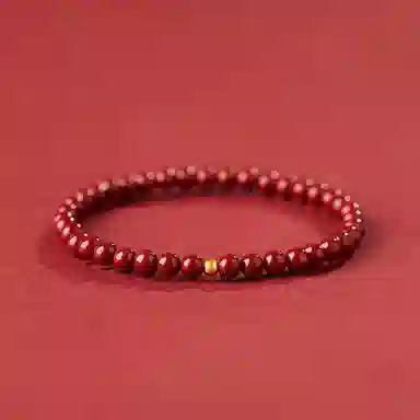 戴时光 时来运转本命年转运珠 再造辰砂朱砂 手串 女款