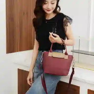 捷朗仕 质感通勤 尼龙 斜挎手提包 女款 多色