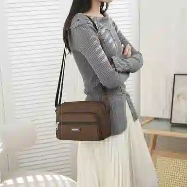 捷朗仕 简约时尚休闲 尼龙布 斜挎包 男女同款情侣款 多色