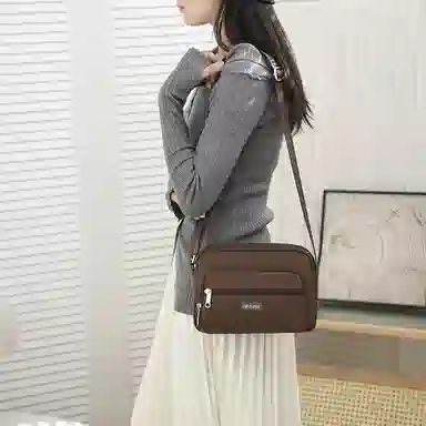 捷朗仕 简约时尚休闲 尼龙布 斜挎包 男女同款情侣款 多色