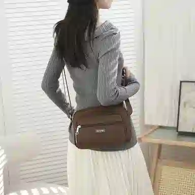 捷朗仕 简约时尚休闲 尼龙布 斜挎包 男女同款情侣款 多色