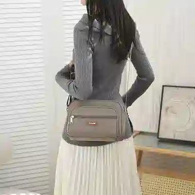 捷朗仕 简约时尚休闲 尼龙布 斜挎包 男女同款情侣款 多色