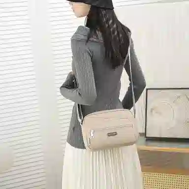 捷朗仕 简约时尚休闲 尼龙布 斜挎包 男女同款情侣款 多色