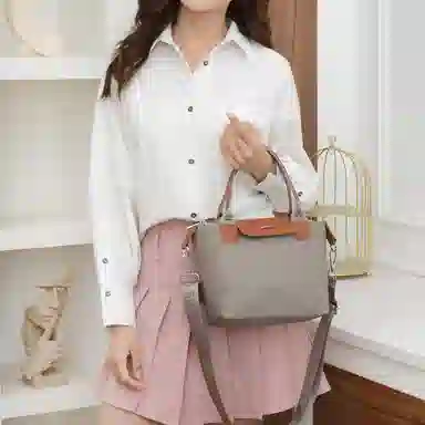 捷朗仕 质感通勤 尼龙 斜挎手提包 女款 多色