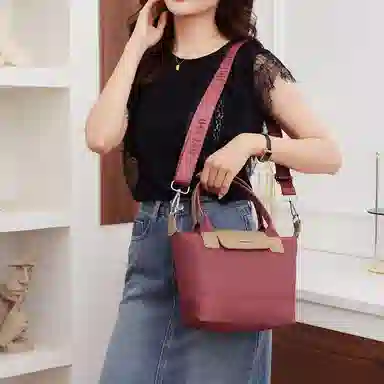 捷朗仕 质感通勤 尼龙 斜挎手提包 女款 多色