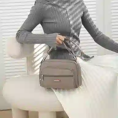 捷朗仕 简约时尚休闲 尼龙布 斜挎包 男女同款情侣款 多色