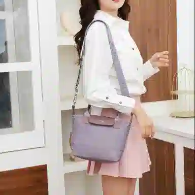 捷朗仕 质感通勤 尼龙 斜挎手提包 女款 多色