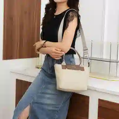 捷朗仕 质感通勤 尼龙 斜挎手提包 女款 多色