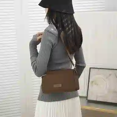 捷朗仕 纯色休闲简约日常通勤时尚百搭 尼龙布 单肩斜挎包 男女同款情侣款 多色