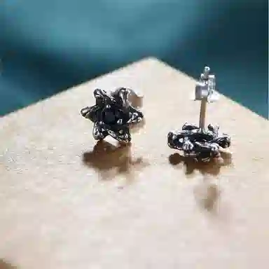 Blessed Bullet Hexagram Earrings