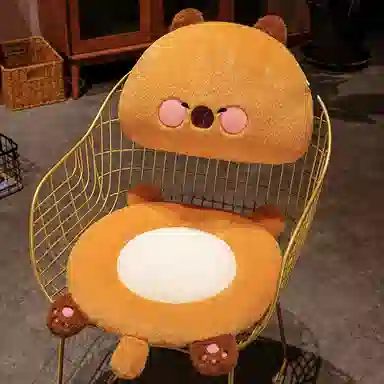 卡威 卡通分体坐垫 玩偶周边