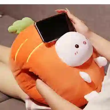 卡威 暖手抱枕 可插手 手捂 玩偶 毛绒公仔