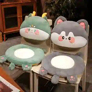 卡威 卡通分体坐垫 玩偶周边