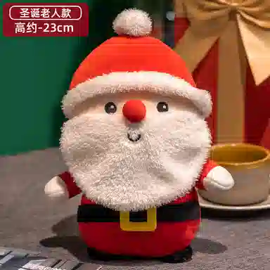 卡威 圣诞老人 麋鹿 玩偶 毛绒公仔