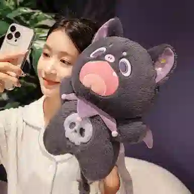 卡威 蝙蝠娃娃 玩偶 毛绒公仔