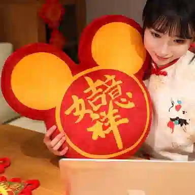 卡威 属你有福抱枕 玩偶 毛绒公仔