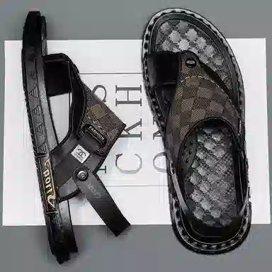 潮泽 休闲百搭 防磨防滑人字拖鞋 男款