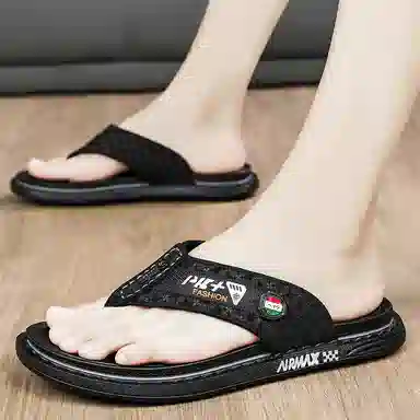 潮泽 潮流休闲人字拖鞋 男款