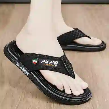 潮泽 潮流休闲人字拖鞋 男款
