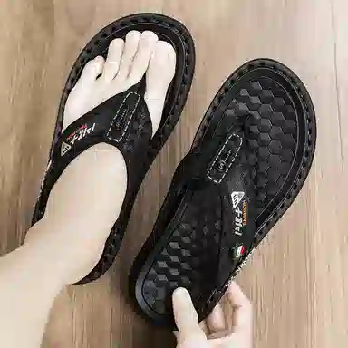 潮泽 潮流休闲人字拖鞋 男款