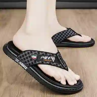 潮泽 潮流休闲人字拖鞋 男款