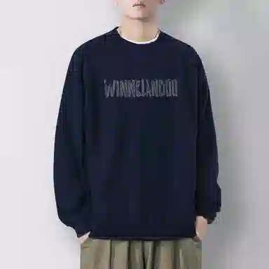 莫代尔 秋冬复古嘻哈街头风个性大码长袖卫衣打底衣 男女同款