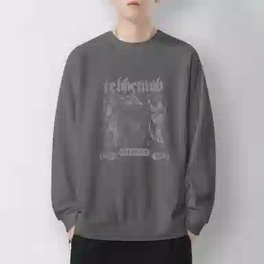 莫代尔 秋冬百搭个性街头风潮流舒适嘻哈美式多色可选卫衣打底衣 男女同款