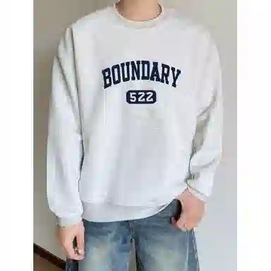 莫代尔 秋冬复古个性嘻哈美式高街街头风时尚大码情侣款卫衣打底衣 男女同款