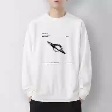 莫代尔 秋冬个性百搭亲肤慵懒舒适嘻哈街头风时尚轻盈长袖潮流卫衣打底衣 男女同款