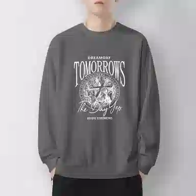 莫代尔 秋冬街头风百搭个性潮流嘻哈美式多色可选卫衣打底衣 男女同款