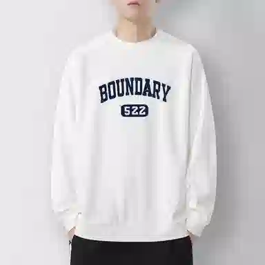 莫代尔 秋冬复古个性嘻哈美式高街街头风时尚大码情侣款卫衣打底衣 男女同款