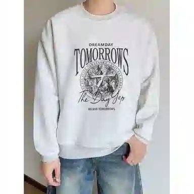 莫代尔 秋冬街头风百搭个性潮流嘻哈美式多色可选卫衣打底衣 男女同款