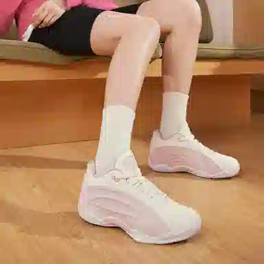 乔丹 运动舒适 减震防滑耐磨 低帮 篮球鞋 女款 云粉色