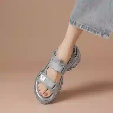 波尔谛奇 时尚百搭舒适潮流 沙滩凉鞋 女