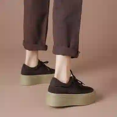 波尔谛奇 牛剖层革 复古百搭加绒 低帮 板鞋 女款