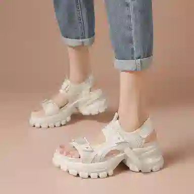 波尔谛奇 时尚百搭舒适潮流 沙滩凉鞋 女