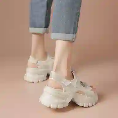 波尔谛奇 时尚百搭舒适潮流 沙滩凉鞋 女