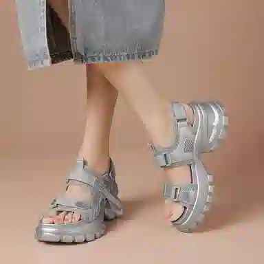 波尔谛奇 时尚百搭舒适潮流 沙滩凉鞋 女