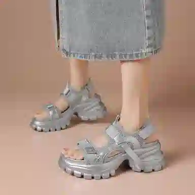 波尔谛奇 时尚百搭舒适潮流 沙滩凉鞋 女