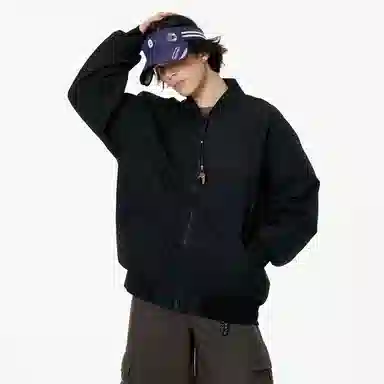 布客行 美式高街老钱风复古百搭飞行员教练立领短款宽松保暖防风防水潮流外套夹克 男女同款