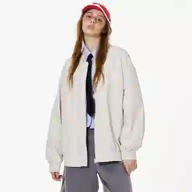 布客行 美式高街老钱风复古百搭飞行员教练立领短款宽松保暖防风防水潮流外套夹克 男女同款