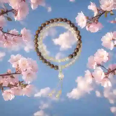 Qiongru QR Youhuang Elegant Zen Beads Bracelet