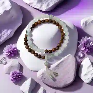 Qiongru QR Youhuang Elegant Zen Beads Bracelet