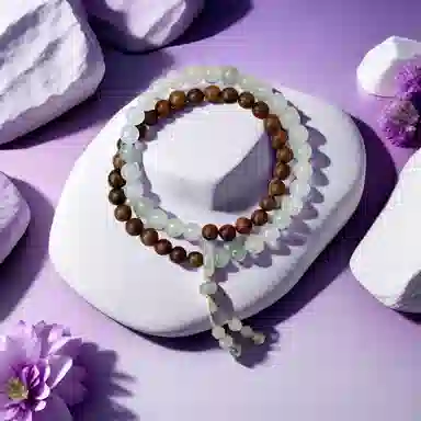 Qiongru QR Youhuang Elegant Zen Beads Bracelet