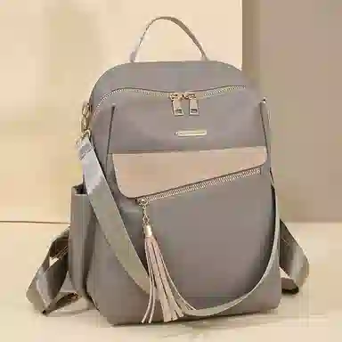 江麒 百搭时尚潮流 尼龙 双肩包 女款 多色