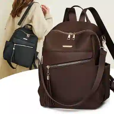 江麒 百搭时尚潮流 尼龙 双肩包 女款 多色