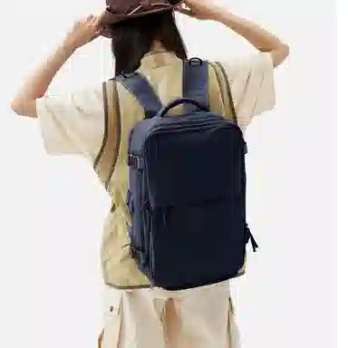 阿尔派妮 大容量学生百搭短途出差旅游行李多功能干湿分离独立鞋袋 织物 旅行包电脑包书包背包双肩包 男女同款情侣款 多色