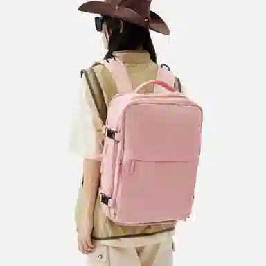 阿尔派妮 大容量学生百搭短途出差旅游行李多功能干湿分离独立鞋袋 织物 旅行包电脑包书包背包双肩包 男女同款情侣款 多色