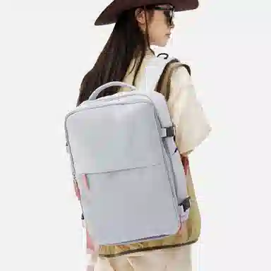 阿尔派妮 大容量学生百搭短途出差旅游行李多功能干湿分离独立鞋袋 织物 旅行包电脑包书包背包双肩包 男女同款情侣款 多色